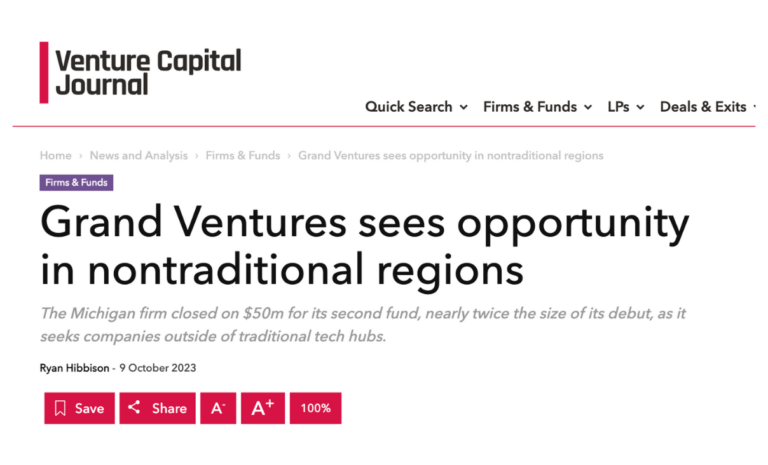 Venture Capital Journal Feature Article